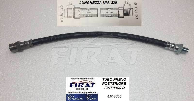 TUBO FRENO FIAT 1100 D POST. (8055)